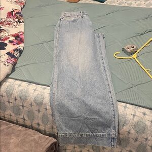 Madewell Light Blue Wide leg Jeans